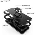 For Vivo Y19 Case Cover for Vivo Y19 Finger Ring Protective Phone Case Shell Coque Funda Hard PC TPU Armor Case For Vivo Y19. 