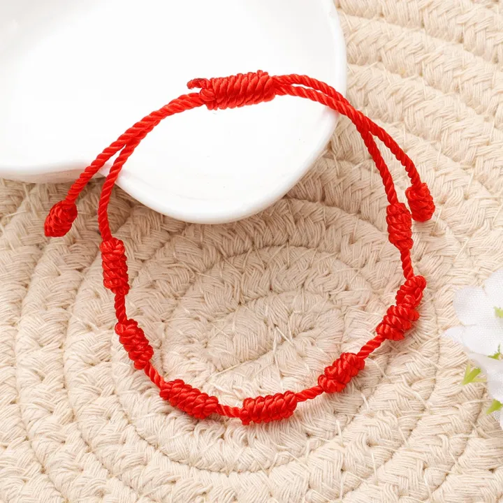 2pcs%20Handmade%207%20Knots%20Red%20String%20Roped%20Bracelet%20for%20Friends%20Couple%20Friendship%20Braid%20Rope%20Bracelets%20Wristbands%20-%20Image%206