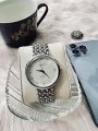 Stainless Steel Analog Watch for Women.