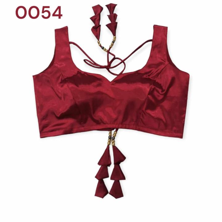 Sleeveless Blouse For Women Maroon Color- Blouse For Women