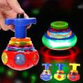 New Spinning Top Flash Luminous Spinning Tops Toy Colorful Top Ejection Toy Flashing Led Gyroscope Children Classic Toys. 