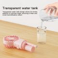 Handheld Spray Mini Air Conditioner USB Rechargeable Portable Humidifier Mist Cooler Cooling Spray Humidifier Fan forHome/Office. 