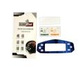 Motorcycle dashboard cover with screen protector for Fz v3 or bike meter cover-blue.
