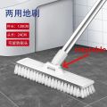 Rubber Broom Carpet Rake with Squeegee Long Handle for Pet Hair Fur Remover Broom for Fluff Carpet Hardwood Floor No Scratch.