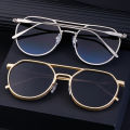 Vintage Punk Sunglasses For Men 2023 Retro Oval Steampunk Round Shades Luxury Lunette De Soleil Homme Gafas De Sol Hombre Lentes.