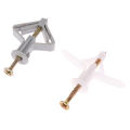 20Pcs Expansion Drywall Anchor Kit With Screws Self Drilling Wall Home Pierced Encounter. 