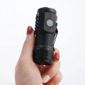 Mini Three-Eyed flashlight super power flashlight portable magnetic resonance led rechargeable torch for home. 