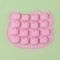 Sanrio Hello Kitty Heat Resistant Silicone Mold Chocolate Mold Shell Candy Mold DIY Cute Ice Cube Tray QQ Candy Fondant Molds.