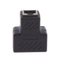 RJ45 Splitter Connector Adapter 1 to 2 Ways Ethernet Splitter Coupler Contact Modular Plug Connect Laptop Ethernet Cable. 