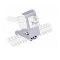 1 Port 2 Ports DIN Rail Keystone Adapter For 35mm DIN-Rail Electrical Distribution Box Metal Mounting Keystone Jack Holder jingu. 