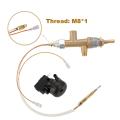 Gas Patio Heater Control Valve Thermocouple Sensor Dump Switch Knob Propane Lpg Fire Pit Control Safety Pilot Port Set. 