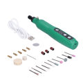 Romeng La 202 Electric Mini Grinder Set Drill Power Tools Cordless USB Charging with Light for Jade Carving DC3.7V.