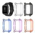 [autismaut] Applicable to Huami Amazfit Pop Transparent Protective Shell TPU Half-Pack Hollow. 