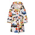 Kids Flannel Bathrobe Baby Girls Boy Cartoon Hooded Pajamas Children Soft Bath Robe Nightgown Teenager Toddler Clothing 2-12Year. 
