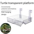 Floating Platform Floating Turtle Dock Aquatic Turtle Basking Platform Set Floating Dock Ramp Ladder for Tank for Aquarium. 