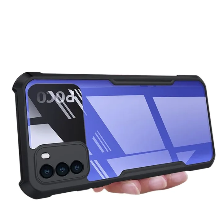 For%20Xiaomi%20Poco%20M3%20Luxury%20Xund%20Shockproof%20Camera%20Bumper%20Protective%20Smoky%20Transparent%20Trendy%20Stylish%20Back%20Covers%20Cases%20Camera%20Phone%20Back%20Covers%20(Back%20Case%20Cover%20For%20Smartphone)%20-%20Image%202