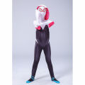 Gwen Spiderman Bodysuits for Kids Children's Holiday jumpsuit Miss Halloween Cosplay Costumes. 