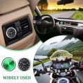 Universal Car Air Vent Mini Quartz Clocks Metal Vehicle Luminous Clock with Adhesive and Air Vent Clip Car Dashboard Clocks Fashion Accessories Suitable for Car SUV Truck Boat. 