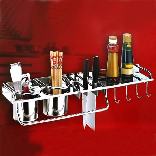 Steel Racks Daraz Stainless Steel Kitchen Rack - Silver | Daraz.com.bd