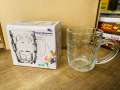 Everyday Use good quality strong Crystal Clear transparent Beautiful unique design Water Mug /Coke / Sorbat Juice premium glass Mug 1 Piece per capacity 250Ml.