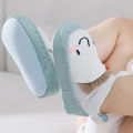 【LuckyBabyFans Store】（NEW）1 Pair Baby Sock Shoes Cartoon Expression Anti-skid Breathable Toddlers Floor Socks for Indoor. 