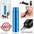 Mini Electric Shaver Men's Portable Shaver USB Charging Face Full Body Shaver Mystic. 