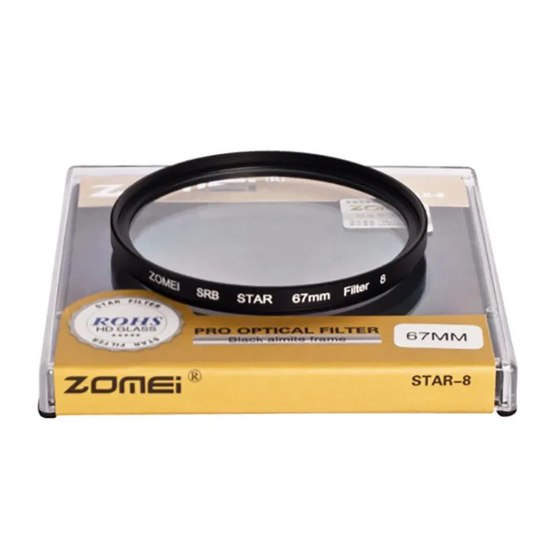 Zomei Kit 3 Filtri A Stella 67mm +4 +6 +8 - Effetto Cross Screen Per Fotocamere DSLR, In Vetro Ottico - 4