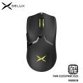 Delux M800 Wireless Gaming Mouse RGB 2.4Ghz Dual Mode 16000 DPI Lightweight rechargeable 1000Hz Mice with Soft rope Cable.