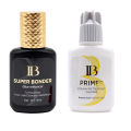 2 Bottles 15ml IB Super Bonder Eyelash Extension Glue Fixing Agent IB Primer Premium Clear False Lash Adhesive Suppliers Shop.