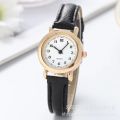 Hot Selling Watch Female Student Korean Simple Cute Junior High School Retro Artistic Thin Strap Small Dial Couple Watch. 