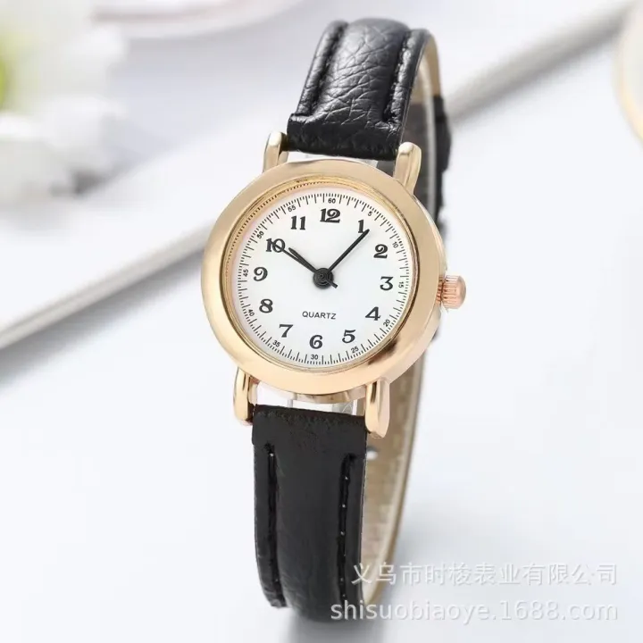 Hot%20Selling%20Watch%20Female%20Student%20Korean%20Simple%20Cute%20Junior%20High%20School%20Retro%20Artistic%20Thin%20Strap%20Small%20Dial%20Couple%20Watch%20-%20Image%202