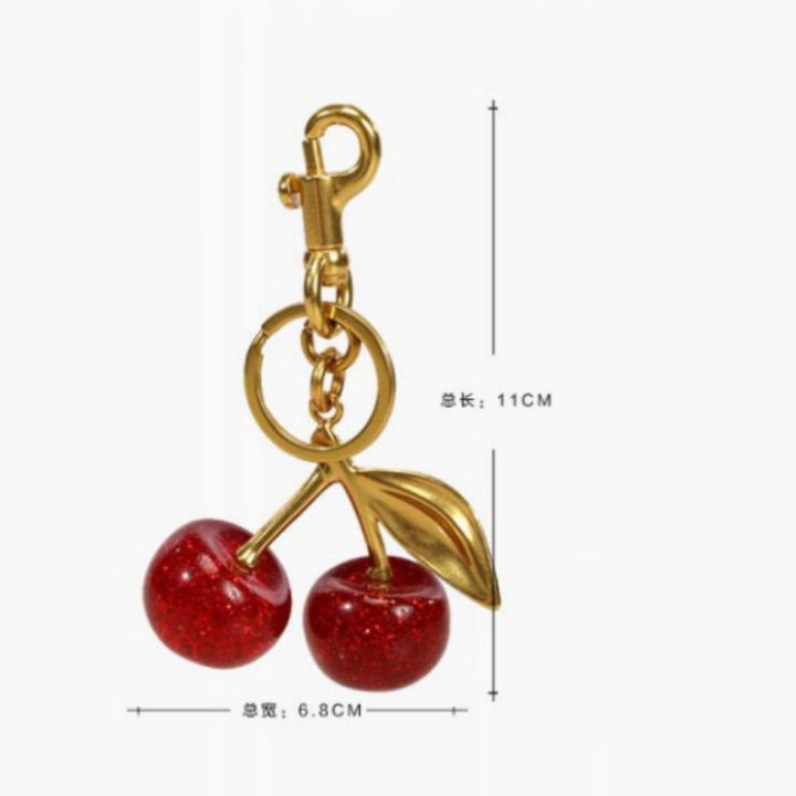 High-Grade%20Cherry%20Charm%20Elegant%20Exquisite%20Women'S%20Bag%20Accessory%20Trendy%20Individualized%20Keychain%20Pendant%20for%20Women%20Handbags%20Car%20-%20Image%206