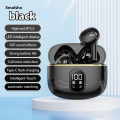 X87 Bluetooth 5.3 Earphones TWS Wireless Headphones With LED Display Stereo Headsets Touch Control Earbuds Noise Reduction.