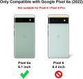 Google Pixel 6A Premium Silicone Case Crystal Clear Soft TPU Ultra-Thin Transparent Flexible Protective Mobile Phone Back Cover.