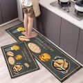 Sale Kitchen Mat Living Room Anti-slip Antifouling Rugs Tableware Pattern Entrance Doormat Bathroom Door Floor Mats-1piece 40x120cm. 