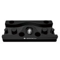 Camera Tether Cable Clamp Block Curve Tether with Arca Quick Release Plate Protector Tools for Camera SLR DSLR Tripod Ball Head.