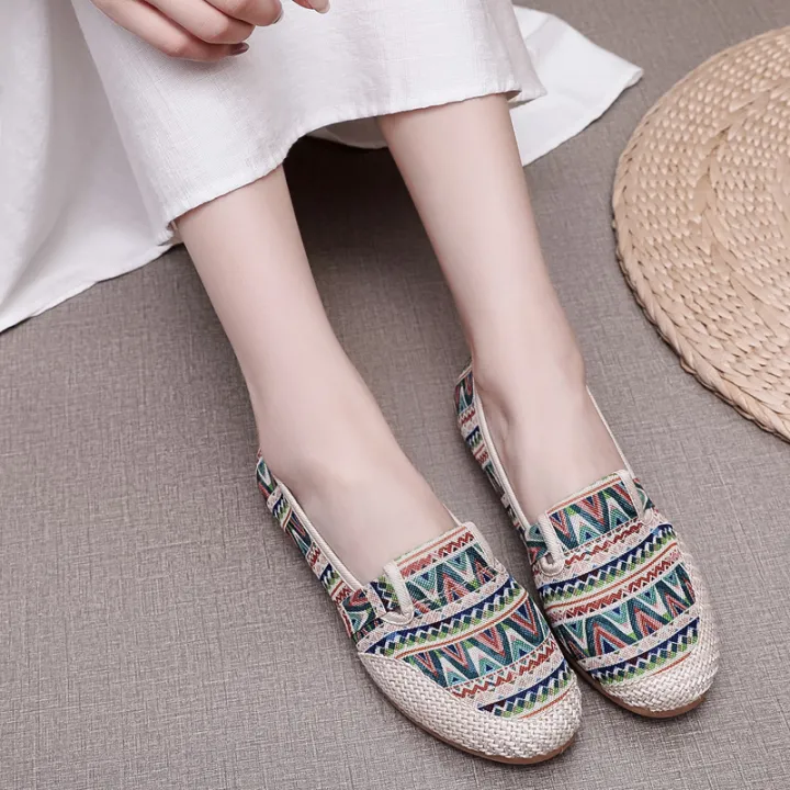 2024%20Spring%20and%20Autumn%20Shoes,%20New%20Single%20Shoes,%20Canvas%20Shoes,%20Casual%20Women's%20Shoes,%20Comfortable%20Non-slip%20Fisherman's%20Shoes,%20One%20Foot%20Kick%20Cow%20Tendon%20Sole%20-%20Image%202