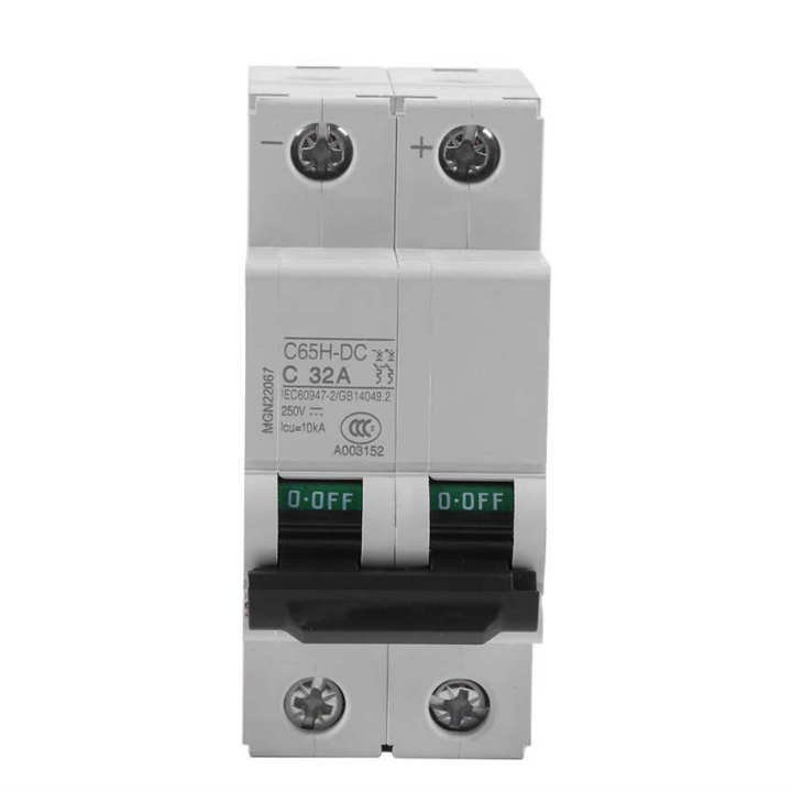 16/32/63A%20DC%20Breaker%20250V%20Circuit%202P%202%20Pole%20-%20Solar%20Energy%20Switch%20White%20-%20Image%203