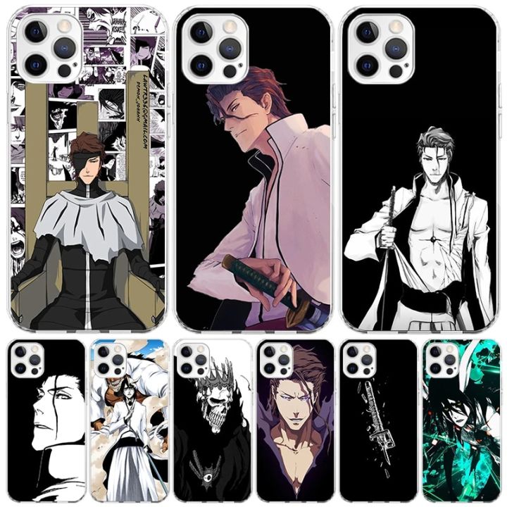Bleach Aizen Sousuke Cover Phone Case For iPhone 11 14 Pro