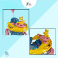 Baby Rabbit Model Light & Music Walker, Toddler New Born Baby Walking Assistant with push handle bar With Foot Rest.