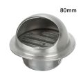Durable Round Anti-bird And Rat Prevent Pest Ducting Ventilation Grilles Vent Outlet Cover Exterior Wall Air Vent Vents Waterproof Cap. 