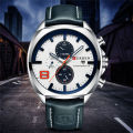 CURREN 8324 Relogio Masculino Olahraga Pria Top Brand Mewah QUARTZ Pria Chronograph Tanggal Militer Tahan Air Jam Tangan.