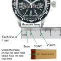 22mm Mens Replacement Watch Straps for IWC Aquatimer Series IW376805 IW323101 Watch Bands Rubber Silicone Seven Day Bracelets. 