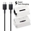 Samsung Cable Type C P​D USB C To USB C 25/45W Super Fast Charging USB Cable - Black & White. 