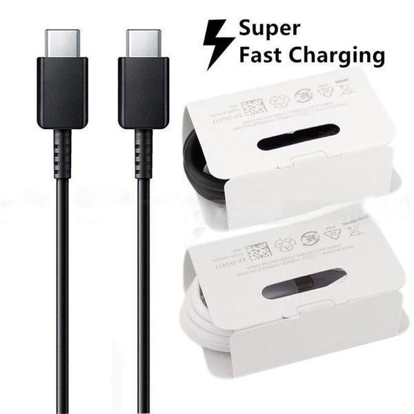 Samsung%20Cable%20Type%20C%20P%E2%80%8BD%20USB%20C%20To%20USB%20C%2025/45W%20Super%20Fast%20Charging%20USB%20Cable%20-%20Black%20&%20White%20-%20Image%204