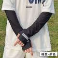 Sunscreen sleeves, loose ice silk gloves, summer men's cycling, UV resistant sleeve protectors, arm protection, and driving.