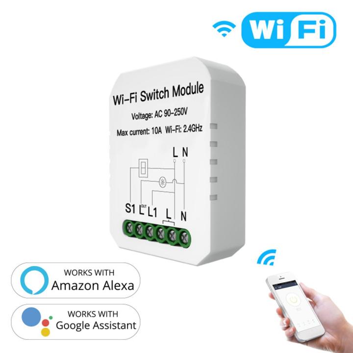 Smart Home WiFi Wireless Switch Module For Apple Android APP Control 90-250V