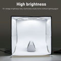 Mini Photo Studio Light Box Photography Light Box Waterproof Dustproof with 6 Kinds Color Backgrounds for Small Size Products. 