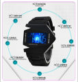 New Silicone Stylish and Versatile Electronic Watch Invisible Aircraft Trend Jelly Watch LED Luminous Watch.