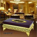 European-style classical luxury high-end tissue box gold-plated pumping tray gift tissue holder.